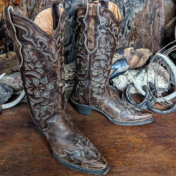 Stetson cowboy boots 9.5 - Picture 7 of 8